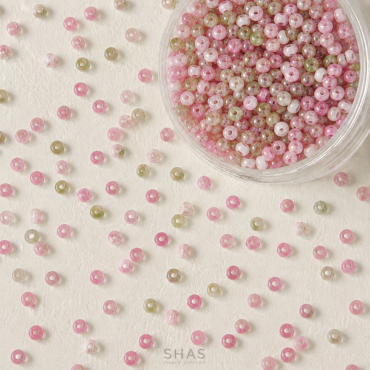 GB57 Abacus Glass Beads ( 1 pc ) Lampwork Bead