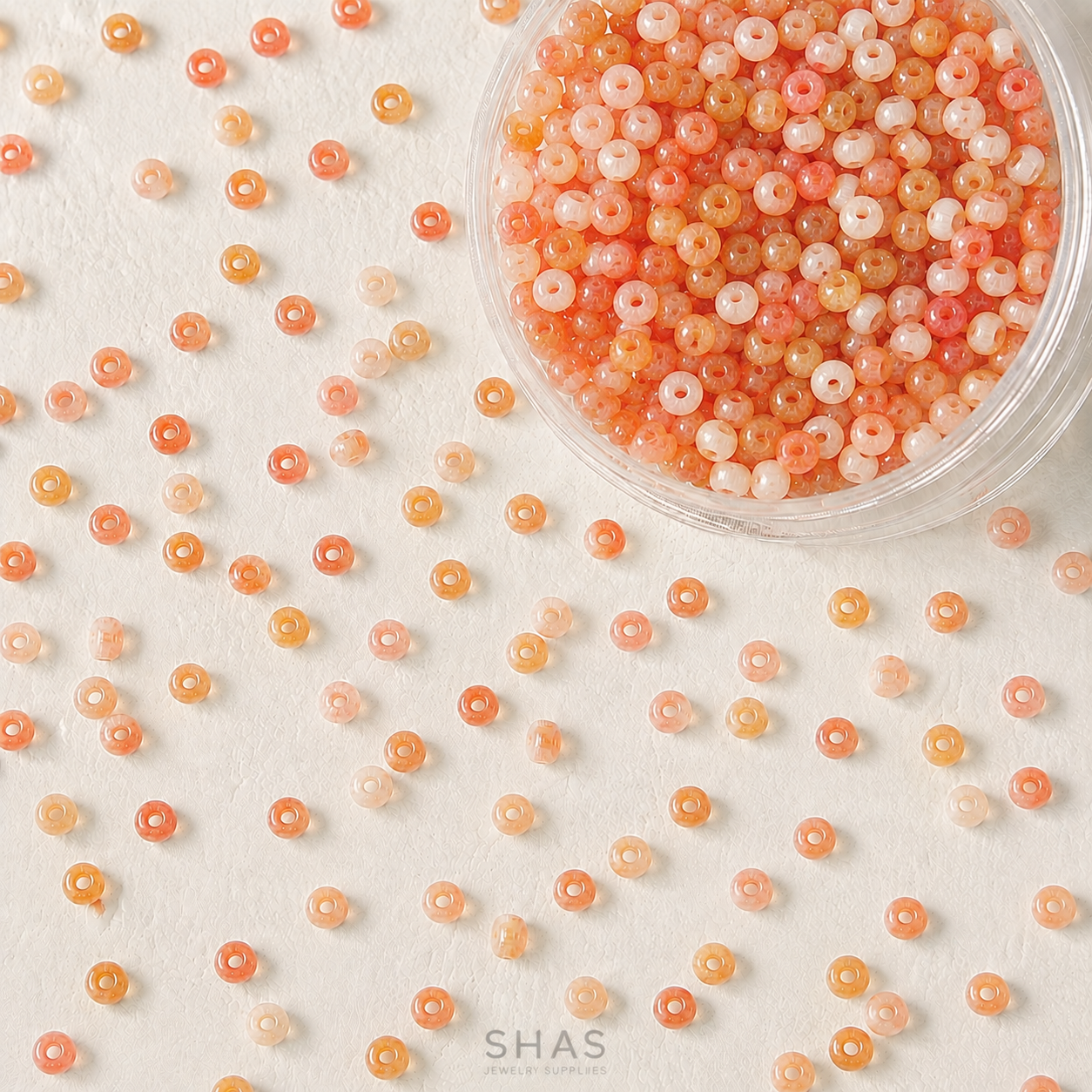 GB57 Abacus Glass Beads ( 1 pc ) Lampwork Bead