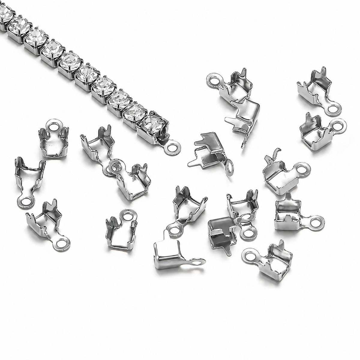 SS 3202 Zircon Claw Connector PVD 316 Stainless steel ( 1 pc )