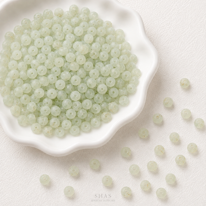 SB01 Frosted Glass Gold Dusted Seed Bead ( 1 Pack - 5g ) Lampwork Bead