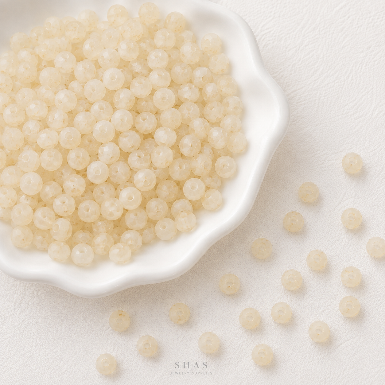 SB01 Frosted Glass Gold Dusted Seed Bead ( 1 Pack - 5g ) Lampwork Bead