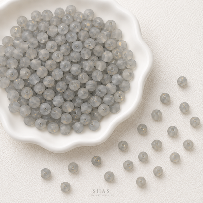 SB01 Frosted Glass Gold Dusted Seed Bead ( 1 Pack - 5g ) Lampwork Bead