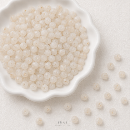 SB01 Frosted Glass Gold Dusted Seed Bead ( 1 Pack - 5g ) Lampwork Bead
