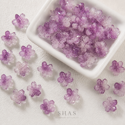 GB05A Cherry Blossom Glass Bead ( 1 pc ) Lampwork Bead