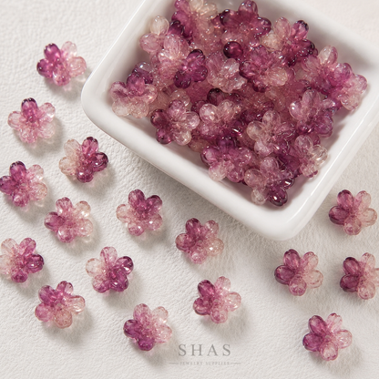 GB05A Cherry Blossom Glass Bead ( 1 pc ) Lampwork Bead