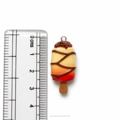 RM03H Ice cream Popsicle Resin Charm ( 1 PC )