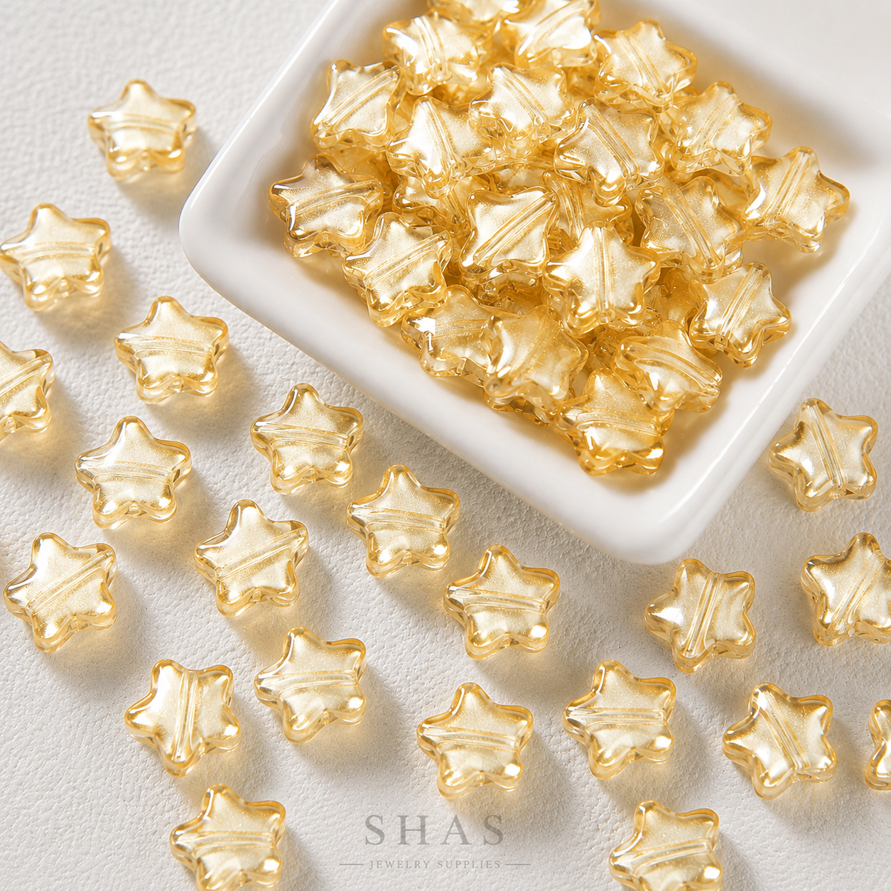 GB04B Star Glass Bead ( 1 pc ) Lampwork Bead