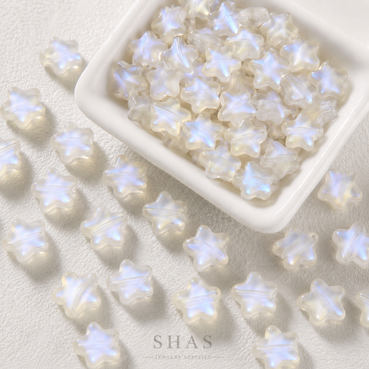 GB04B Star Glass Bead ( 1 pc ) Lampwork Bead