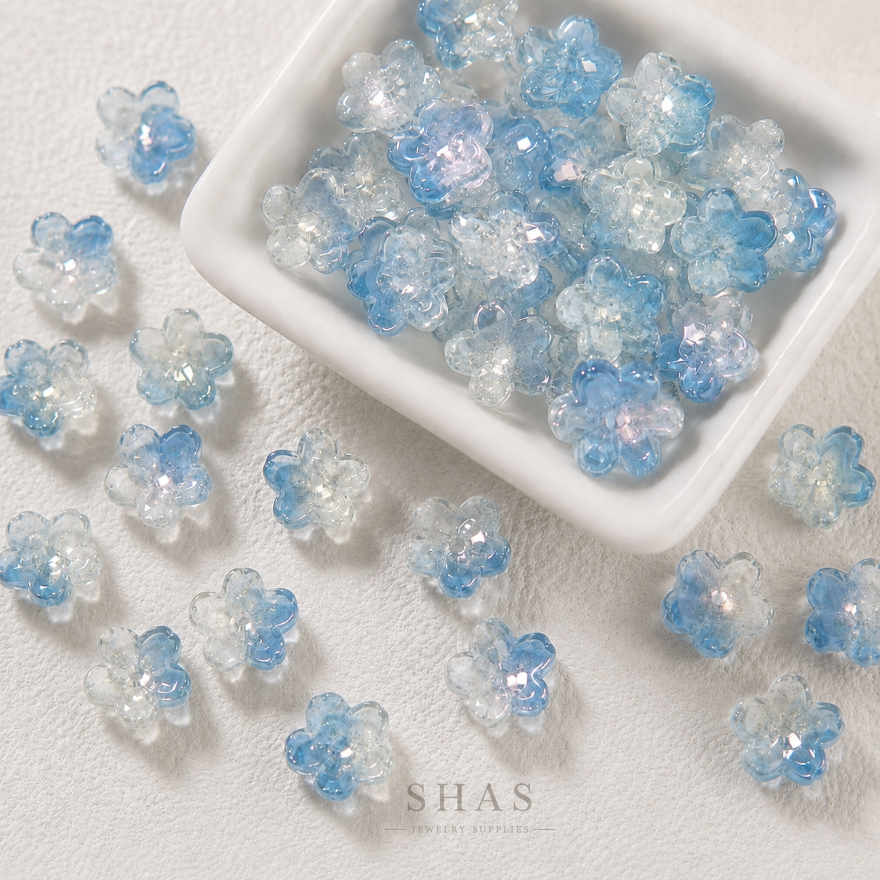 GB05A Cherry Blossom Glass Bead ( 1 pc ) Lampwork Bead