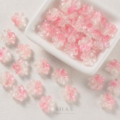 GB05A Cherry Blossom Glass Bead ( 1 pc ) Lampwork Bead