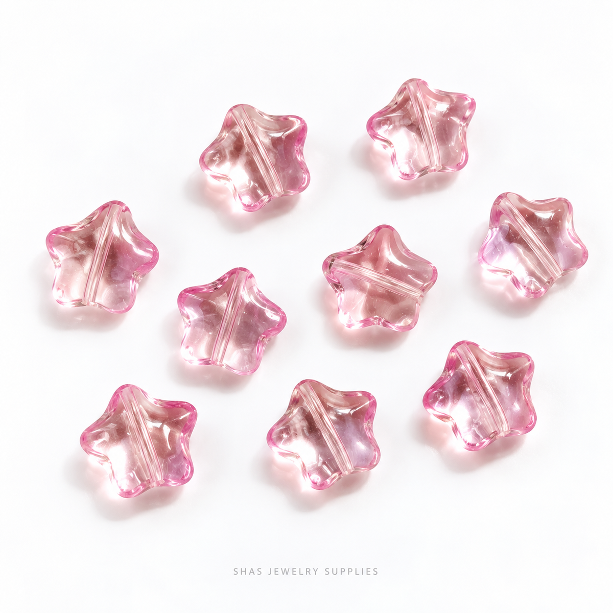GB67 Star Glass Beads ( 1 pc ) Czech Bead