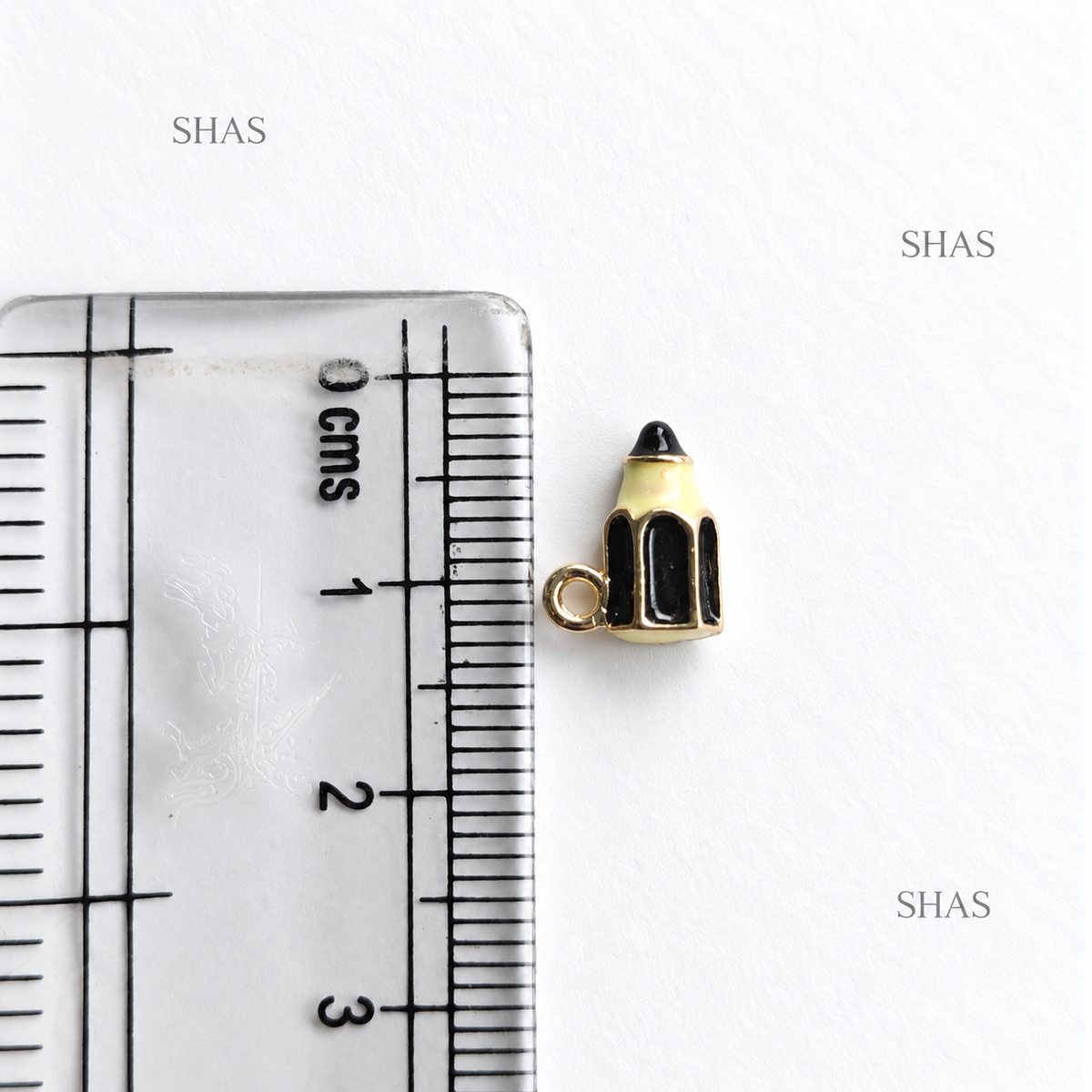 PC05V Black Pencil 3D Enamel Charm ( 1 pc ) Premium Collectible