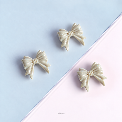 AB106 Pastel Bow Acrylic Bead ( 1 pc )