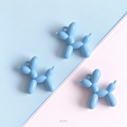 AB107 Balloon Dog Acrylic Bead ( 1 pc )