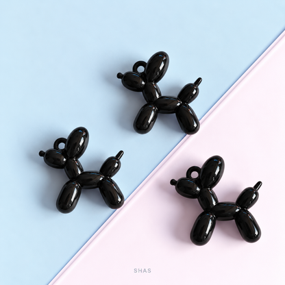 AB107 Balloon Dog Acrylic Bead ( 1 pc )