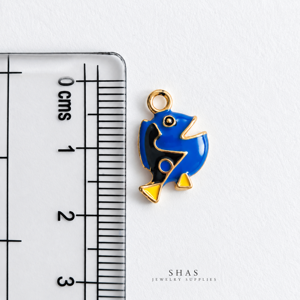 PC06T Dory Fish 3D Enamel Charm ( 1 pc ) Premium Collectible