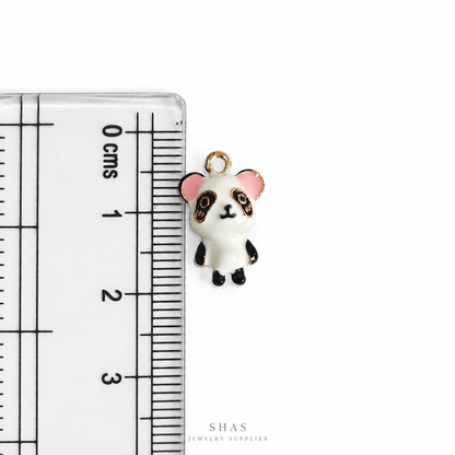PC06B Panda 3D Enamel Charm ( 1 pc ) Premium Collectible