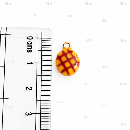 PC05A Pineapple Bun 3D Enamel Charm ( 1 pc ) Premium Collectible | Anti tarnish