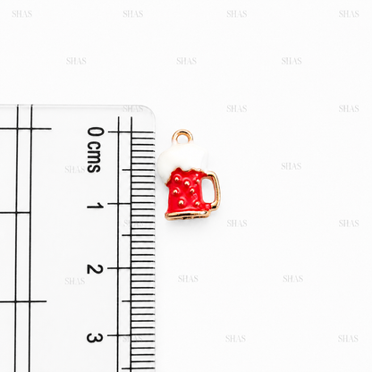 PC05E Beer Mug 3D Enamel Charm ( 1 pc ) Premium Collectible | Anti tarnish