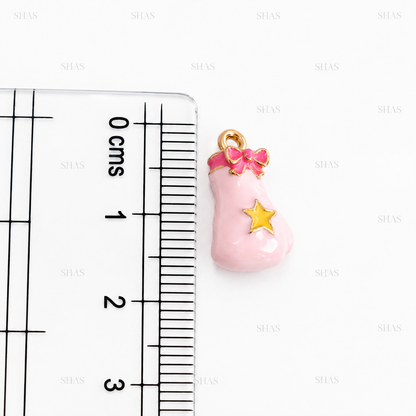 PC05G Boxing Gloves 3D Enamel Charm ( 1 pc ) Premium Collectible | Anti tarnish