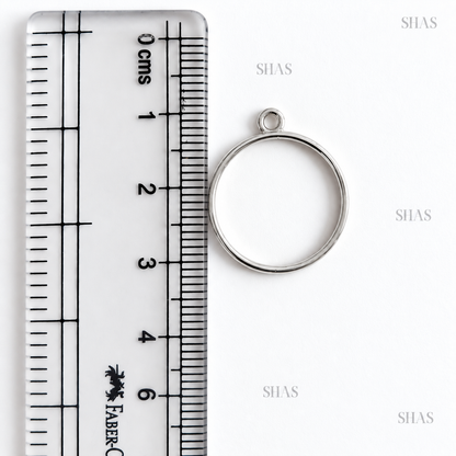 GPB06 Round Bezel ( 1 pc ) Silver