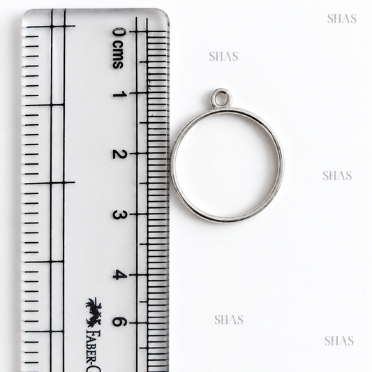 GPB06 Round Bezel ( 1 pc ) Silver