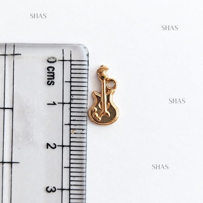 SC20S Guitar Charm ( 1 pc ) PVD Plated