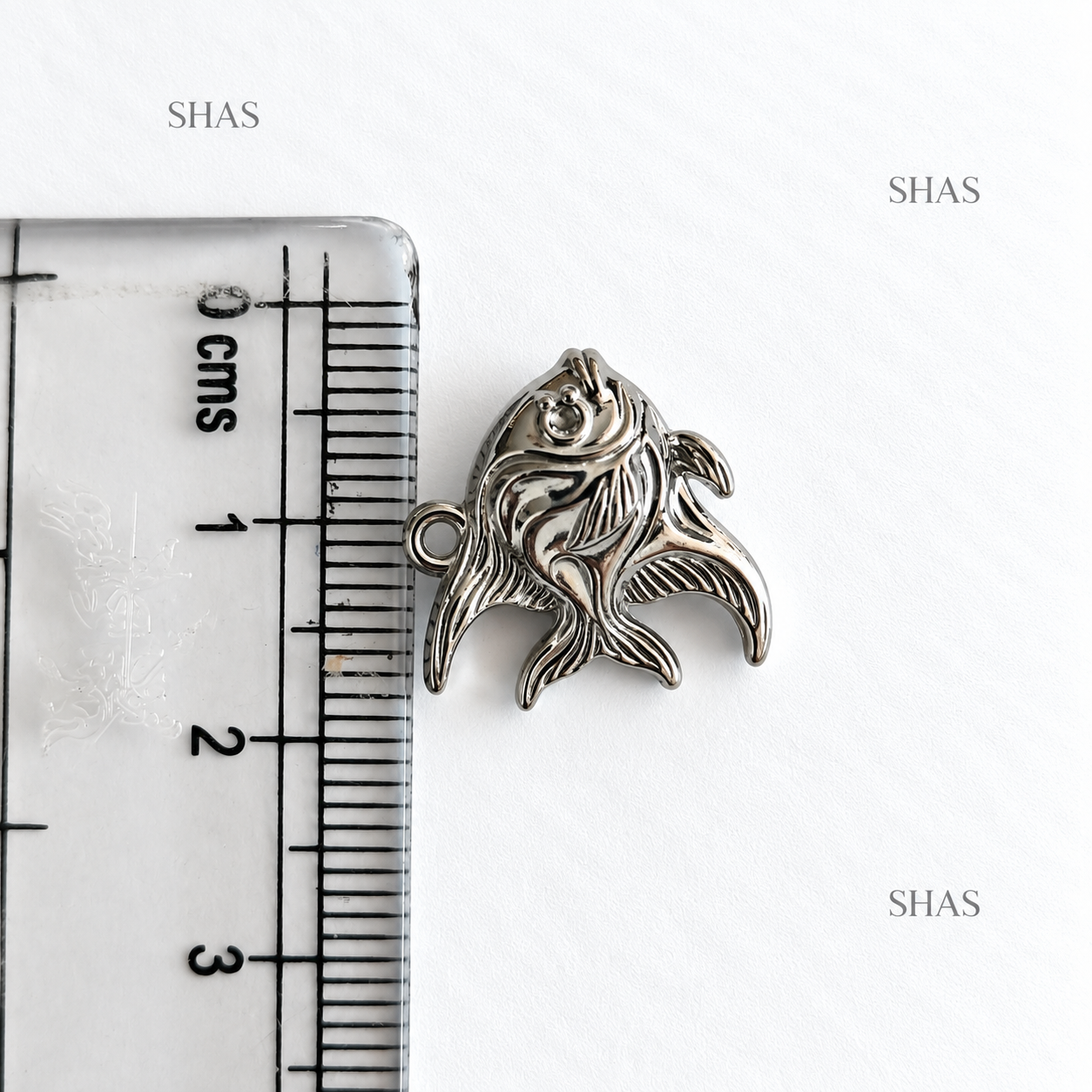SC20X Fish Charm ( 1 pc ) PVD Plated