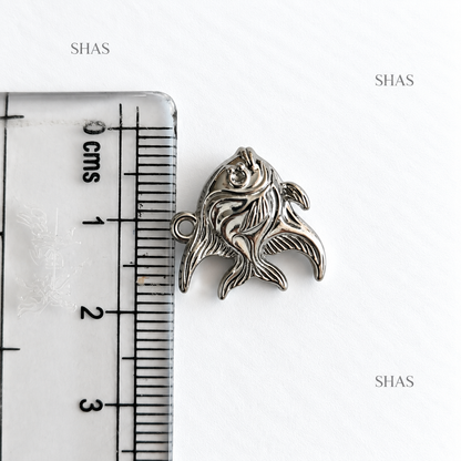 SC20X Fish Charm ( 1 pc ) PVD Plated