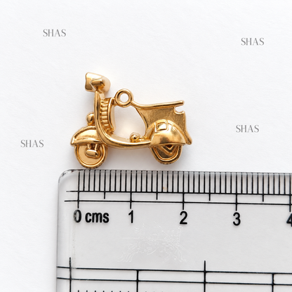 SC20P Vintage Scooter Charm ( 1 pc ) PVD Plated