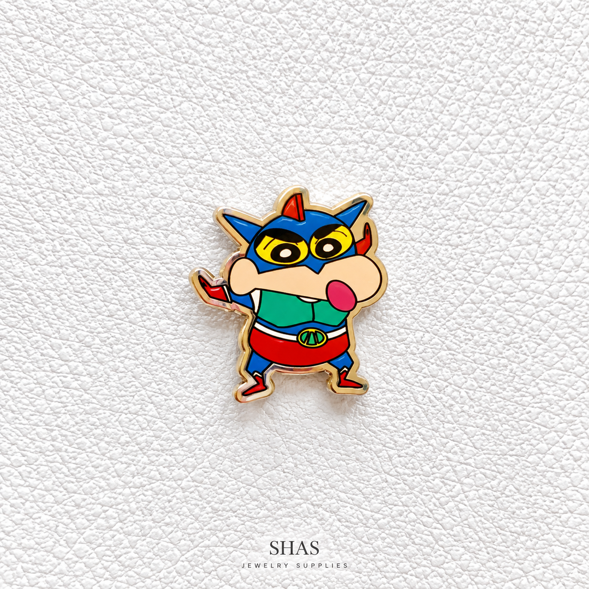 AB117M Shinchan Action Kamen Acrylic Cabochon ( 1 pc )