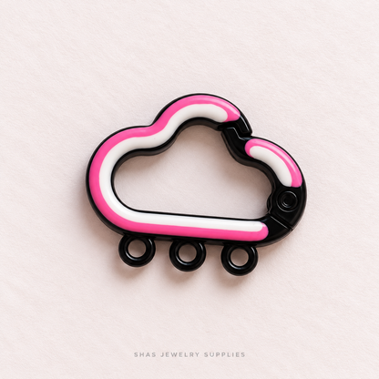 KC41 Cloud Spring Buckle Keychain Clasp ( 1 pc )
