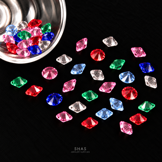 GB76 Saucer Satellite Crystal Beads ( 1 pc ) AAA Quality