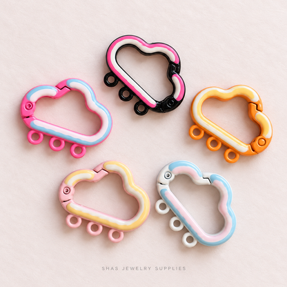 KC41 Cloud Spring Buckle Keychain Clasp ( 1 pc )