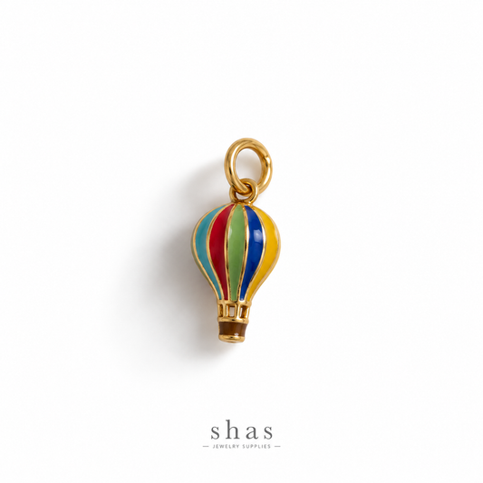 PC07H Hot Air Balloon 3D Charm ( 1 pc ) Premium Collectible
