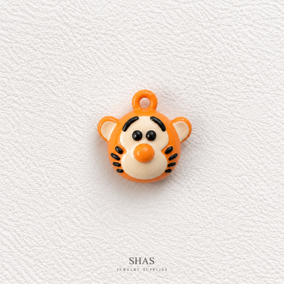 APC05J Tiger 3D Charm ( 1 PC ) Premium Alloy Printed