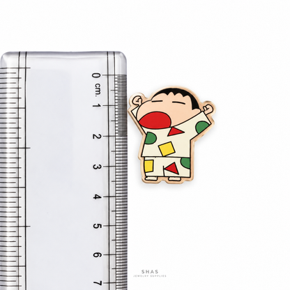 AB117G Shinchan Acrylic Cabochon ( 1 pc )