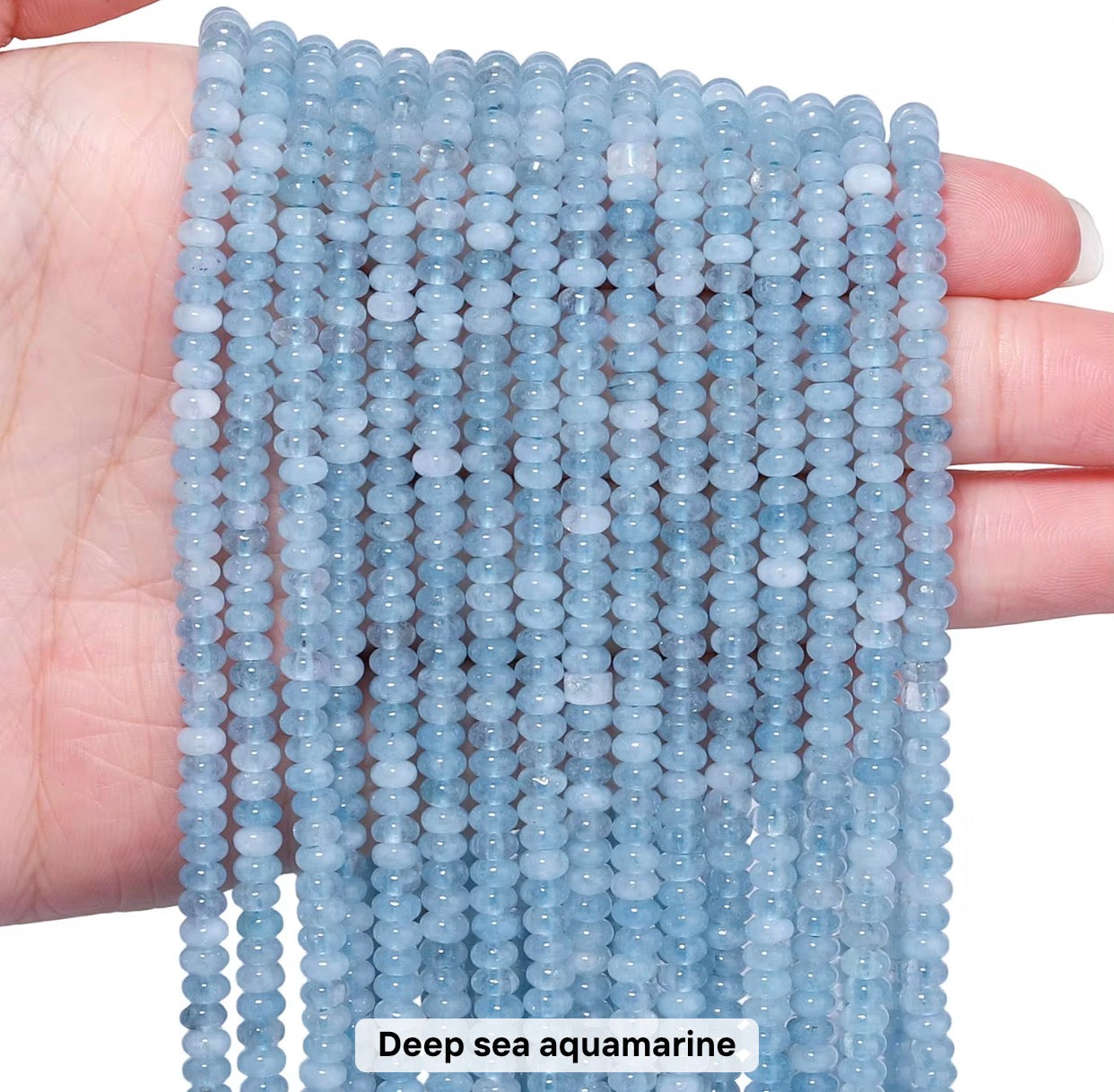 GB01 Abacus Shape bead - Natural Gemstone Bead ( 1 pc ) AAA Quality