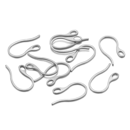 SS 2748 Thick Hooks Silver plated stainless steel( 2 pc ) anti tarnish