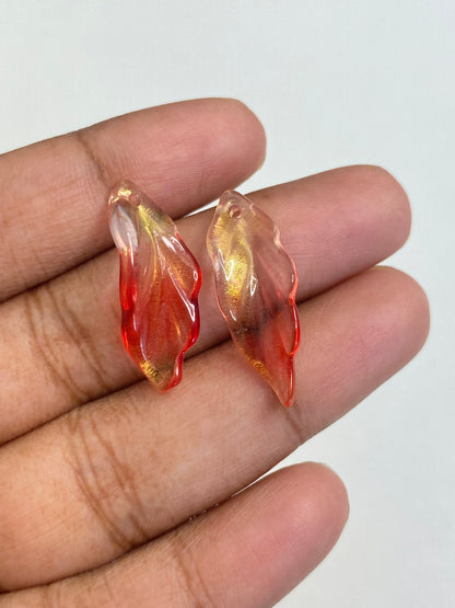 GB47 Glittery Crystal glass bead ( 1 pc ) ( 4:25 mm )