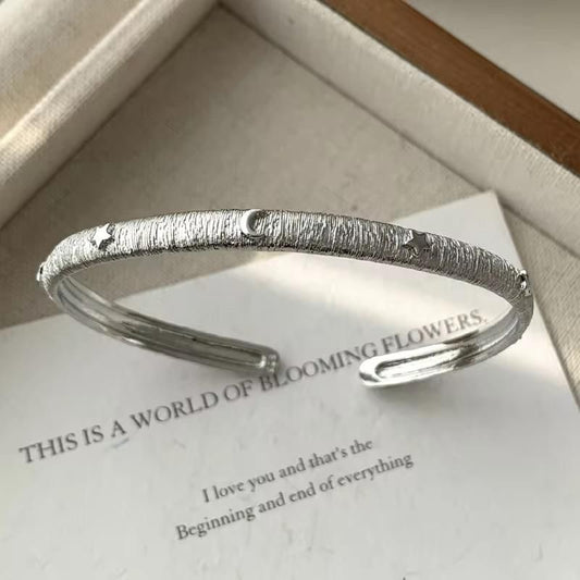 BSJ12E sliver bracelet - Sliver 925 PVD plated 316 stainless steel - Anti tarnish