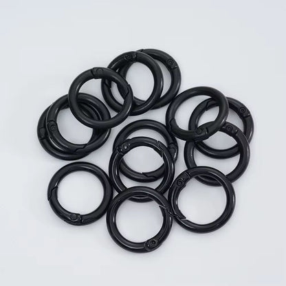 KC25  O Ring Keychain Clasp ( 1 pc ) Spring Clasp Key Ring ( 25 mm ) High Quality Alloy