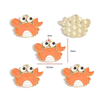 BBB 423 Ocean Them Enamel bundle Charm ( 1 set - 10 pc ) High Quality Shine