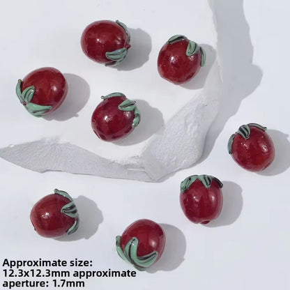 GB39 Fruit glass bead ( 1 pc ) Lampwork Bead