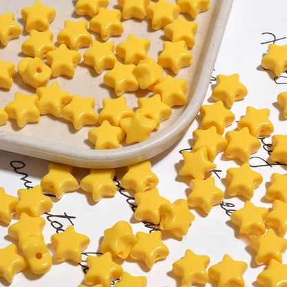 AB02 Star Shiny Bead ( 1 pc ) UV Plated Acrylic ( 11 mm )