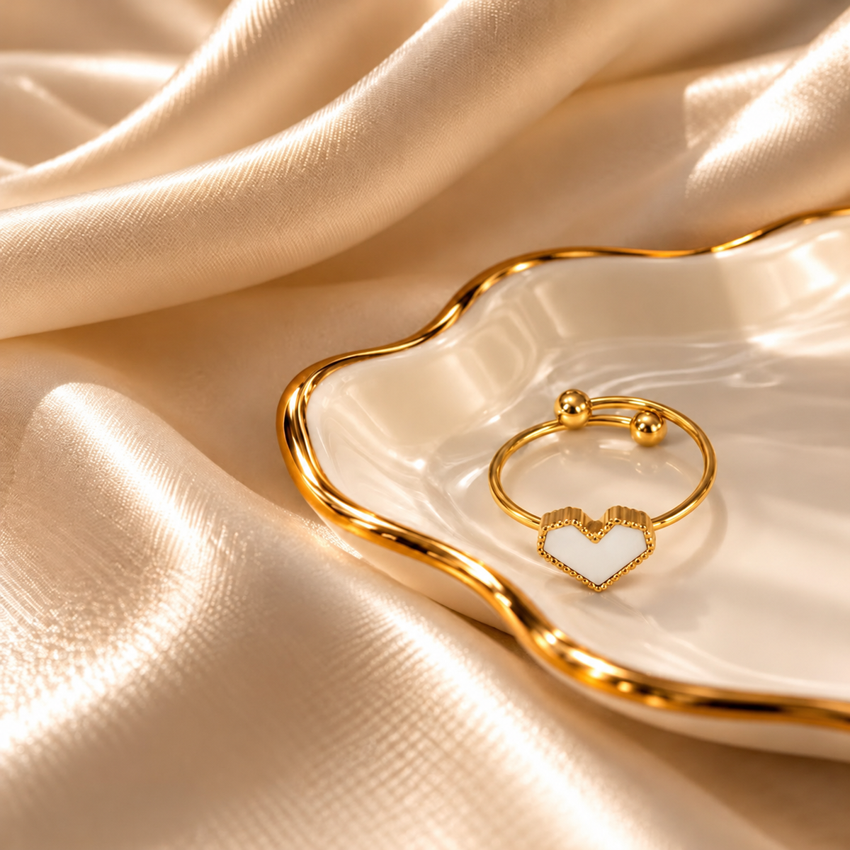 RSJ35E Ring 18k Gold PVD plated