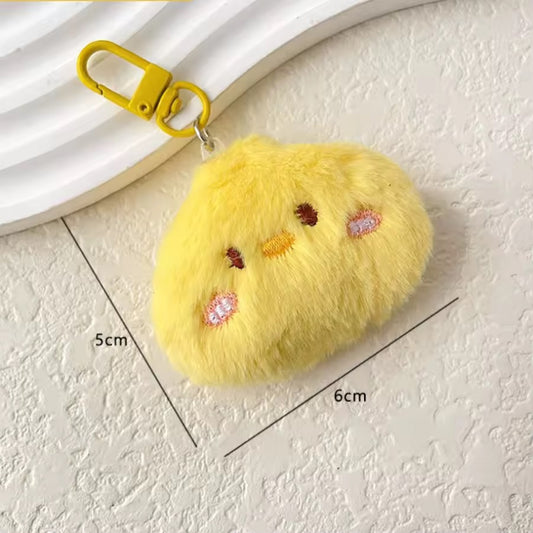 PK 26 Chick 3D Plush Toy Keychain ( 1 pc ) Imported Premium Quality