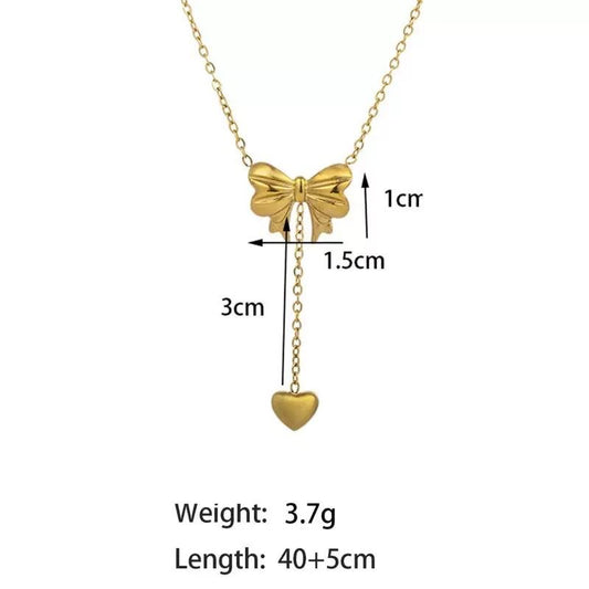 NSJ51A necklace - 18k gold PVD plated