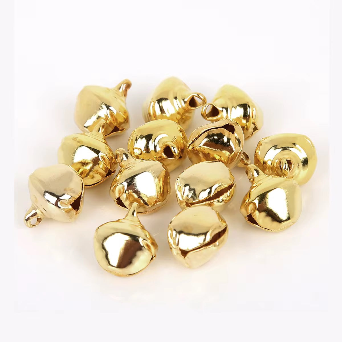 SS 1110 Gold Jingle Bell Metal Beads ( 1 pc ) High quality Iron ( 14 mm )