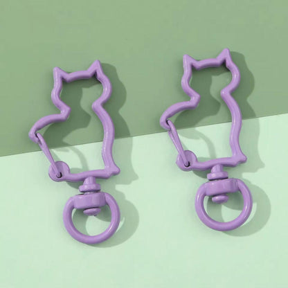 BBB 082 Cat  shape buckle keychain  clasp ( 1 pc )